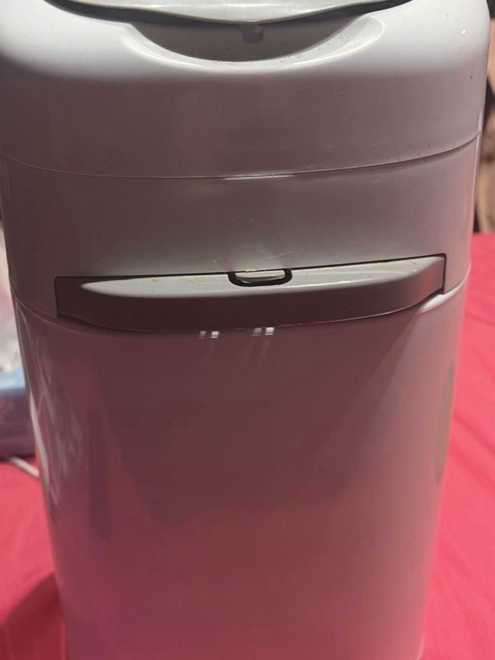 White Diaper Pail with Odor-Seal Lid
